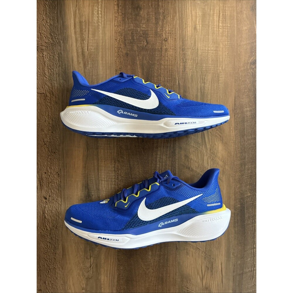 Nike Air Zoom Pegasus 41 Los Angeles Rams Men Size 9 Shoes FZ4086-400 New